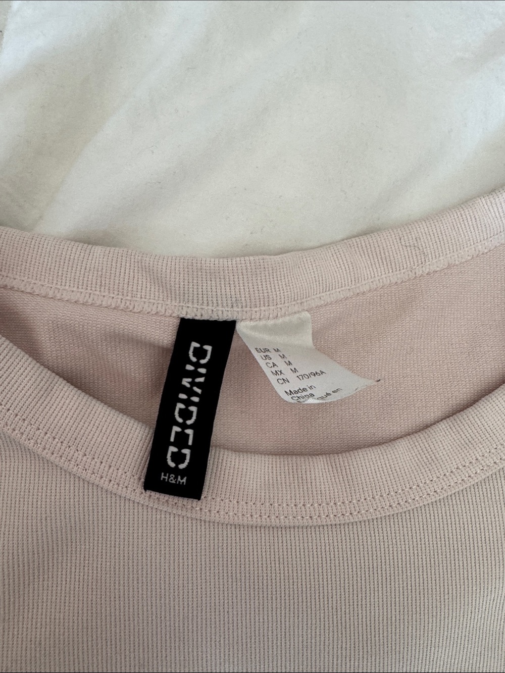 H&M Light Beige Ribbed Tank - Picture 2 of 3